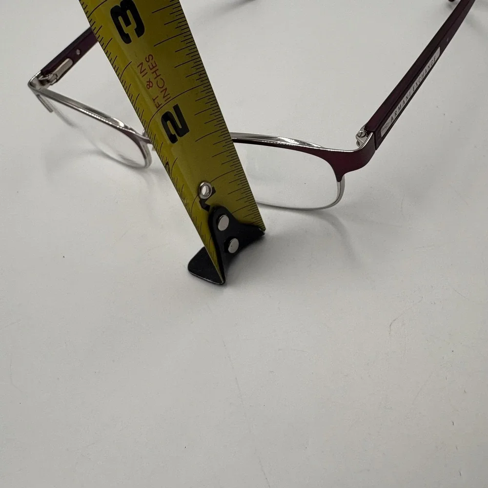 Armani Exchange Glasses Womens Red Square Frames‎ AX 1010 6050 53-16-140 *flaw*